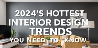 2024’s Hottest Interior Design Trends You Need to Know 2024's Hottest Interior Design Trends You Need to Know