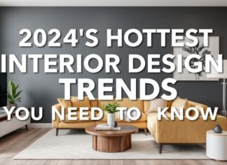 2024’s Hottest Interior Design Trends You Need to Know 2024's Hottest Interior Design Trends You Need to Know