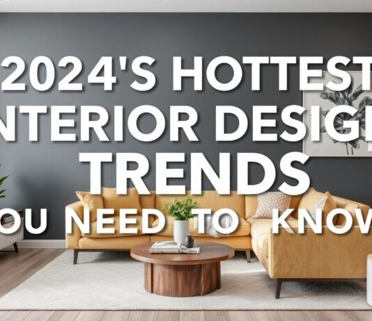 2024’s Hottest Interior Design Trends You Need to Know 2024's Hottest Interior Design Trends You Need to Know